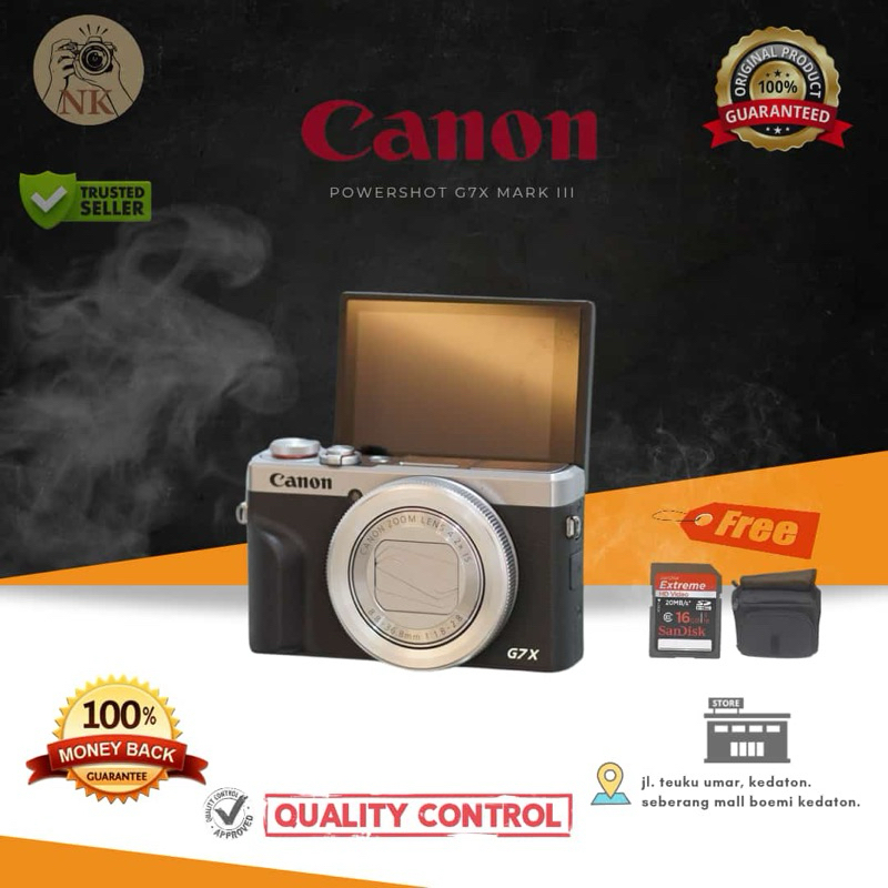 Canon g7x mark iii like new