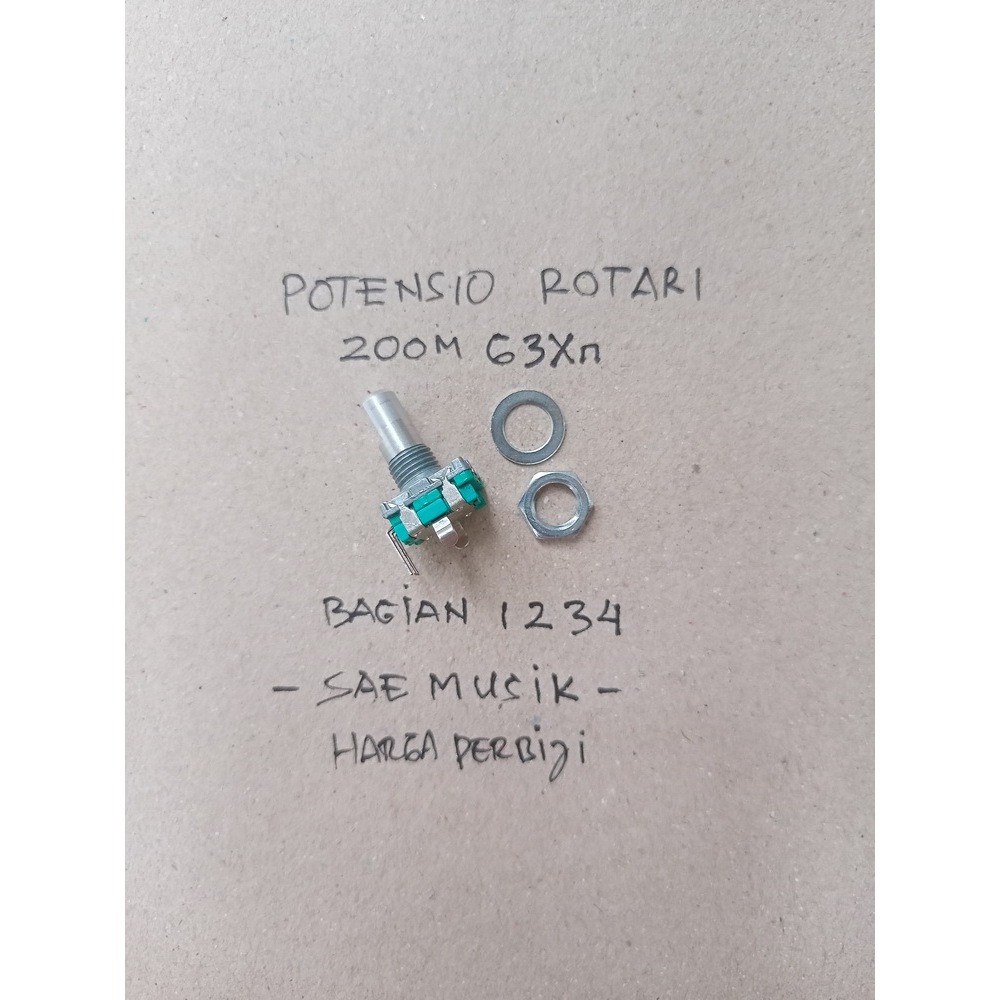 Potensio Rotari Rotary efek gitar zoom G3Xn bagian 1234