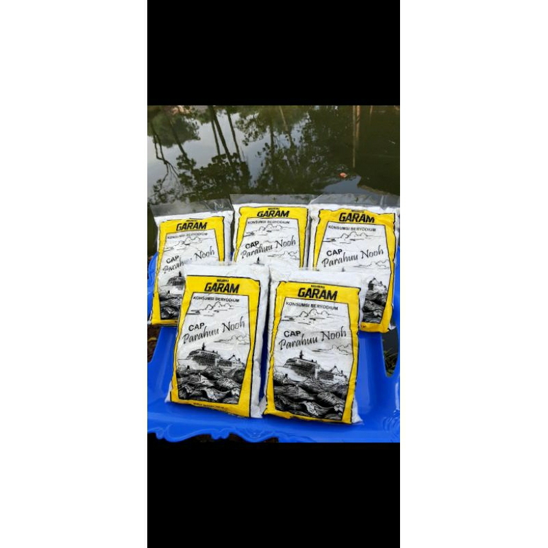 

Garam dapur garam meja beryodium cap PARAHU NOOH 250gr