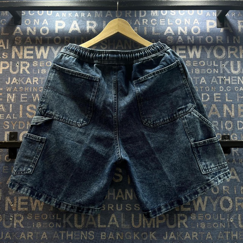 Celana Pendek Jeans Pria Dewasa Premium (Carpenter)