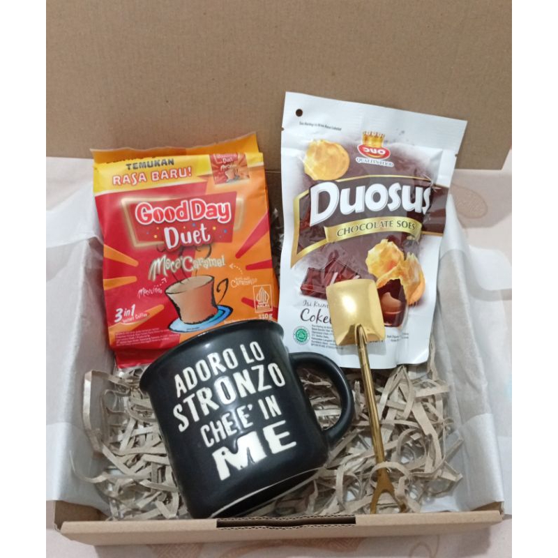 

Hampers / Gift Box Ngopi Cowok/Cewek Exclusive Untuk Kado/ Hadiah Ulang Tahun / Hari Raya