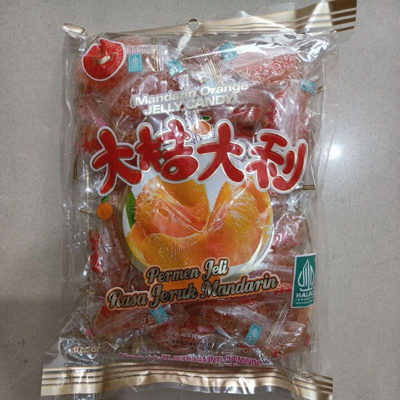 

permen jeli rasa jeruk mandarin @504g @28pcs