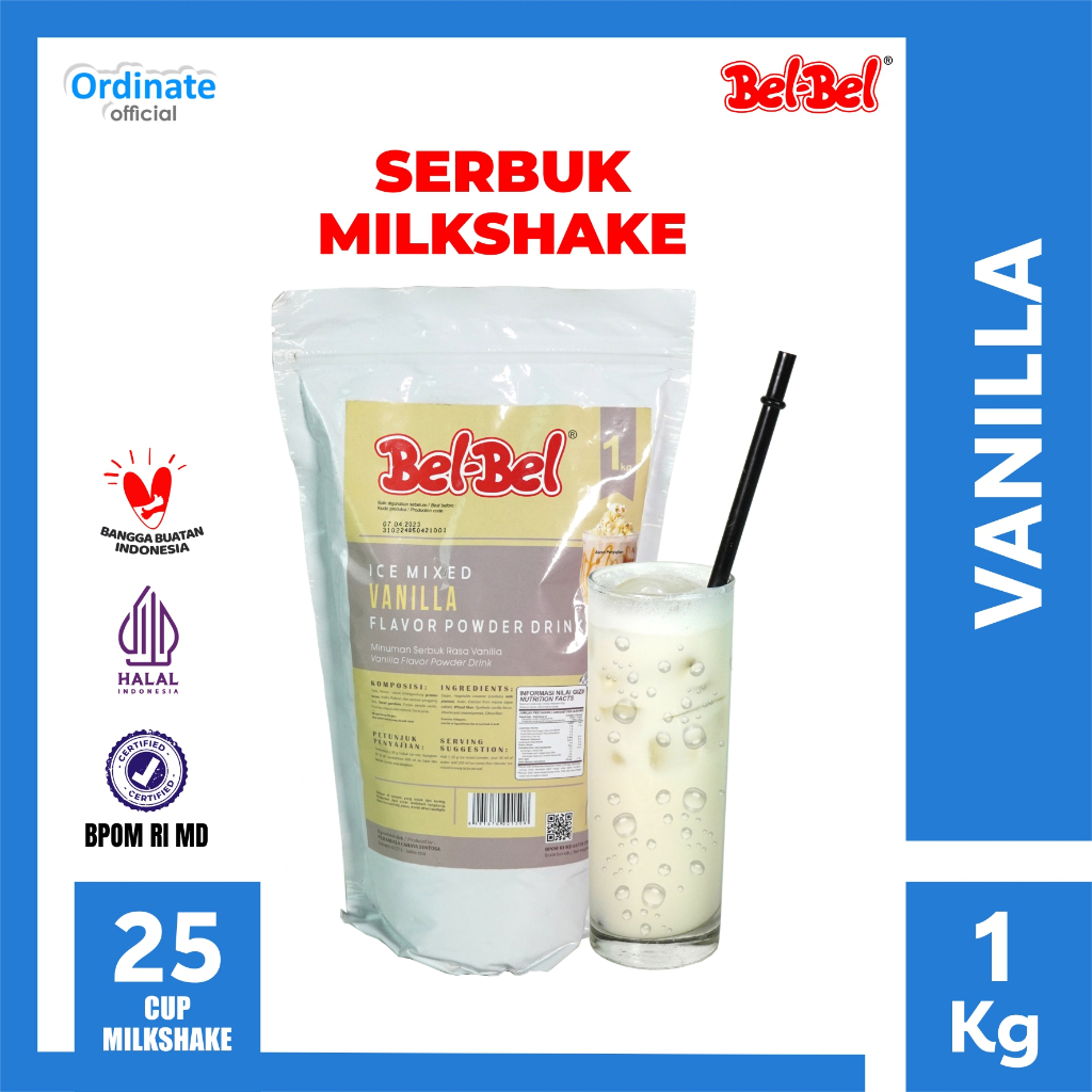 

Bubuk Minuman Rasa Vanila 1 Kg - Belbel