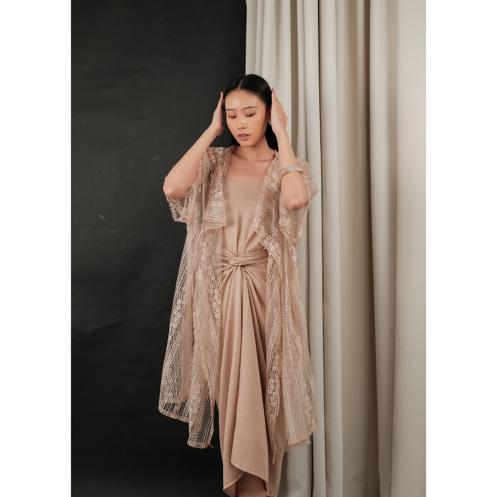 OFEYA - Dilara Brokat Set - Setelan Brukat Lebaran - Skirt Outer Set Wanita