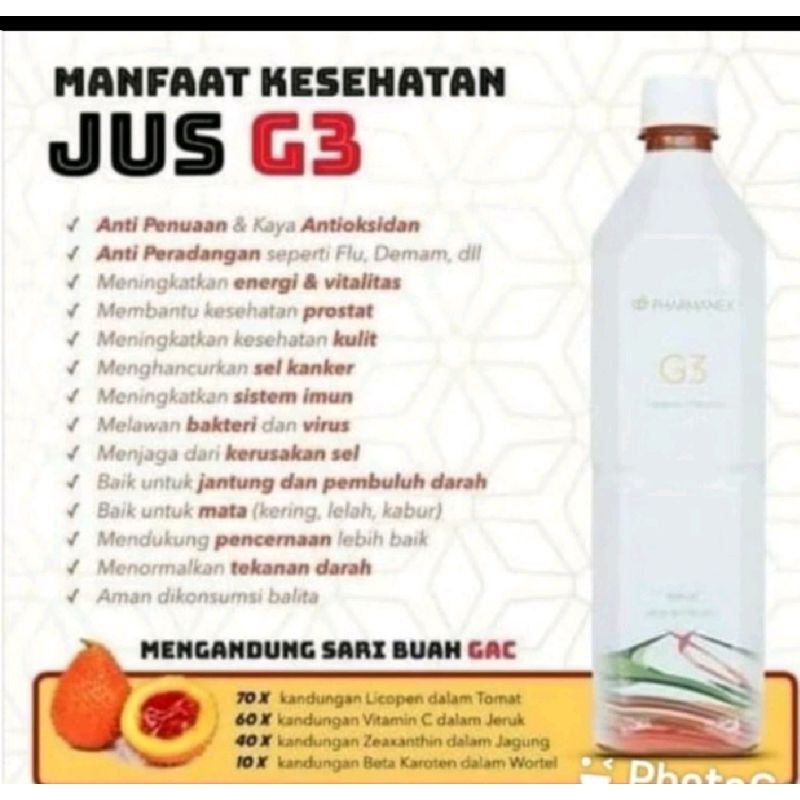 

JUS G3 PHARMANEX