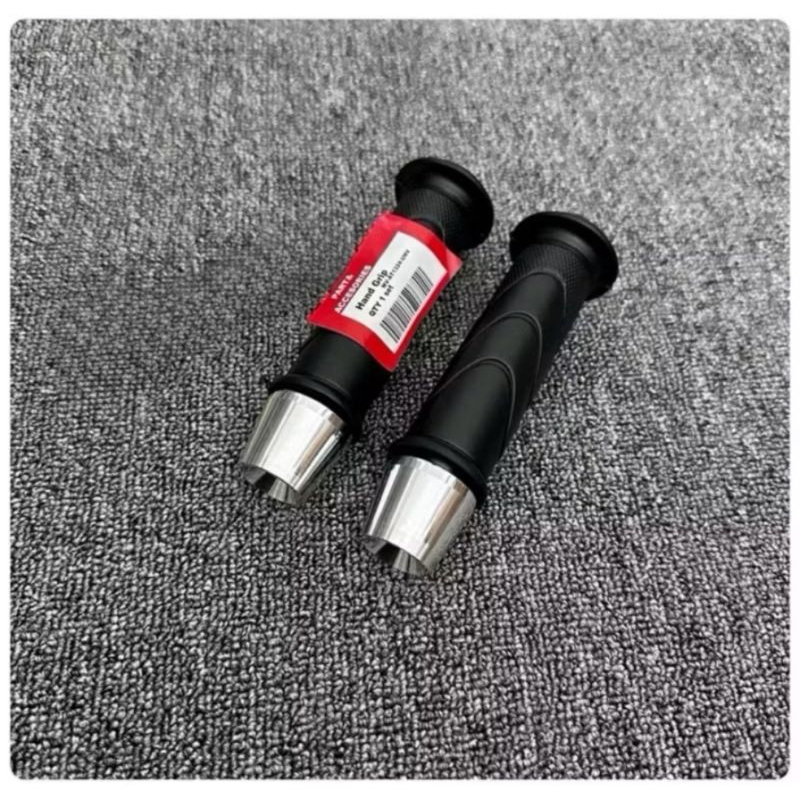 Paket handgrip honda set bandul jalu stang chrome model pcx universal Grip Honda semua motor Beat Sc
