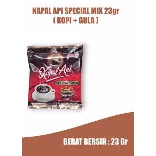 

Kopi KAPAL API Special Mix 23gr Kopi + Gula