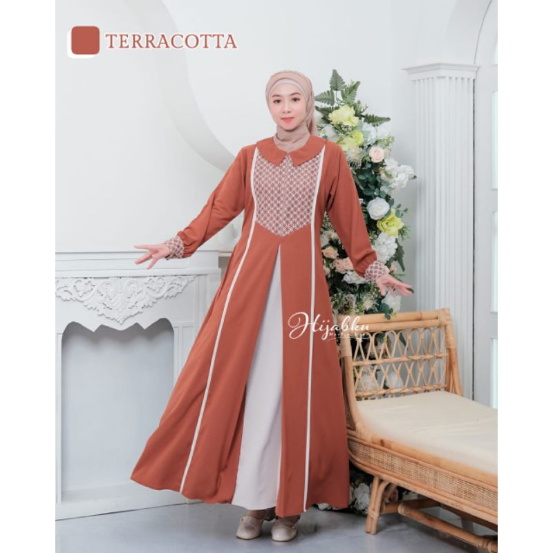 ELMA DRESS by HIJABKU / GAMIS ELMA / GAMIS POLOS / GAMIS TULLE TILLE / GAMIS SABRINA /  GAMIS WANITA