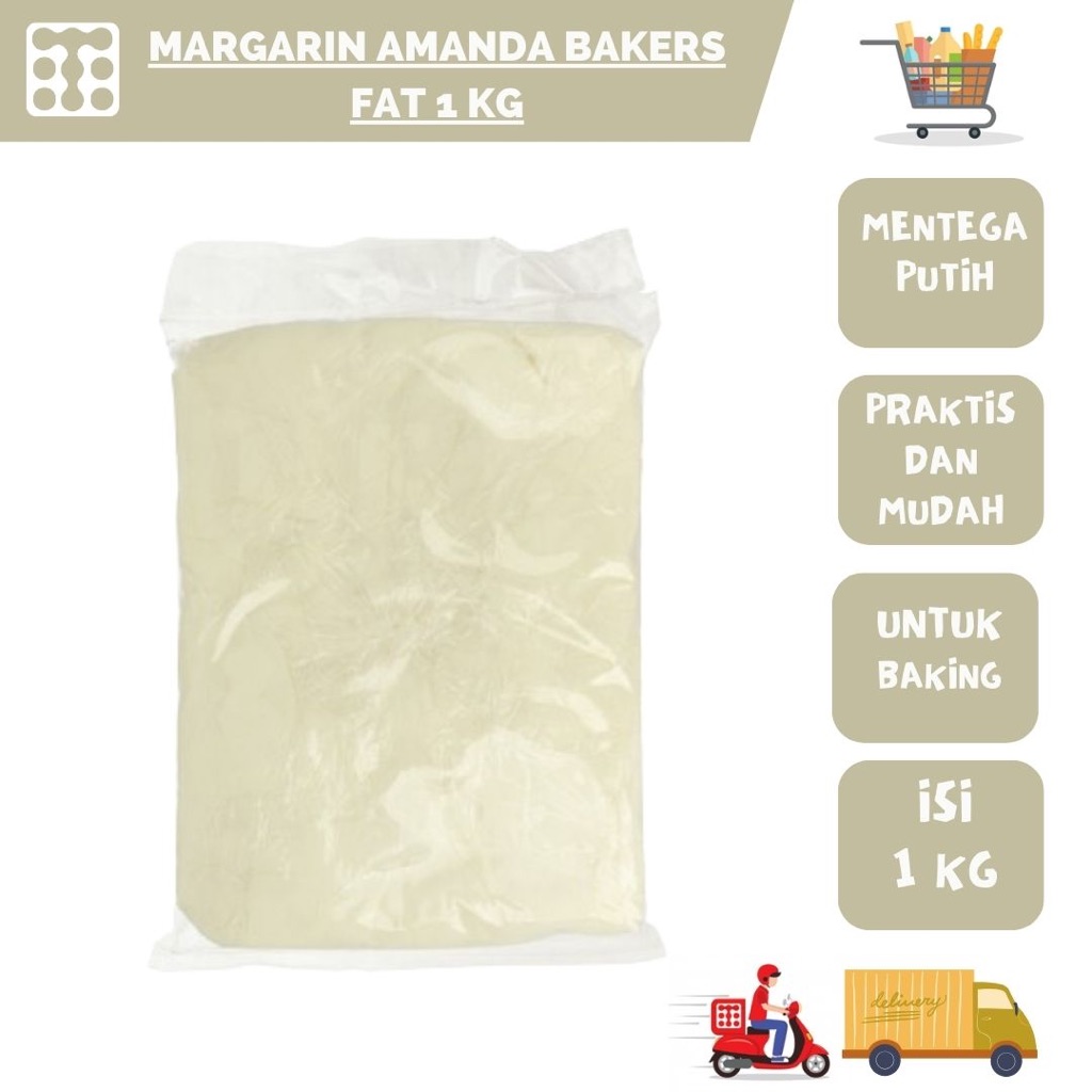 

Margarin Amanda Bakers Fat 1 KG