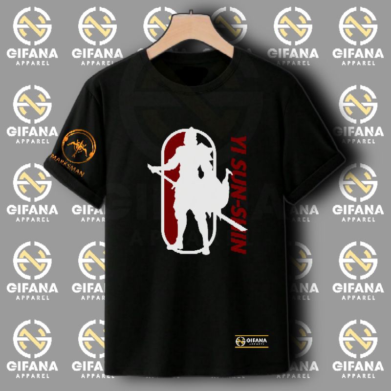 Kaos Anak Hero ML Hero jenis Marksman 3 Yin sun-shin Lesley Karrie Hanabi