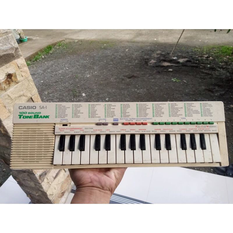 PIANO CASIO SA-1 BAHAN