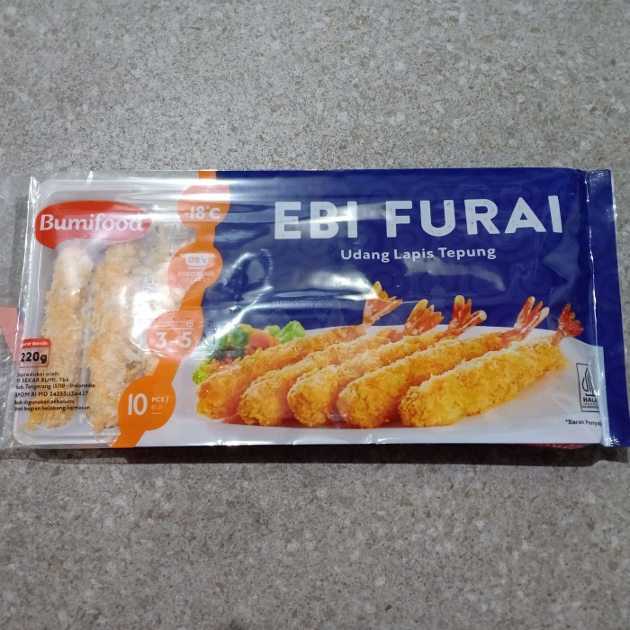 

Bumifood Ebi Furai 10 pcs 220 gram