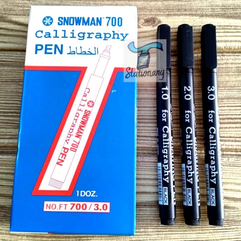

Spidol Kaligrafi Snowman / Calligraphy Pen.