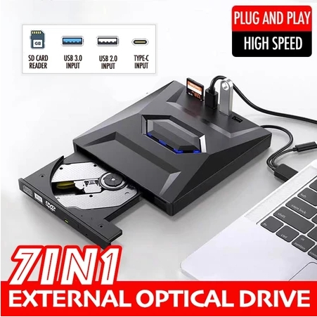 DVD-RW External Thinkpad Lenovo DVD-ROM Eksternal Portable Optical Drive Write Burning DVD CD RW PC 