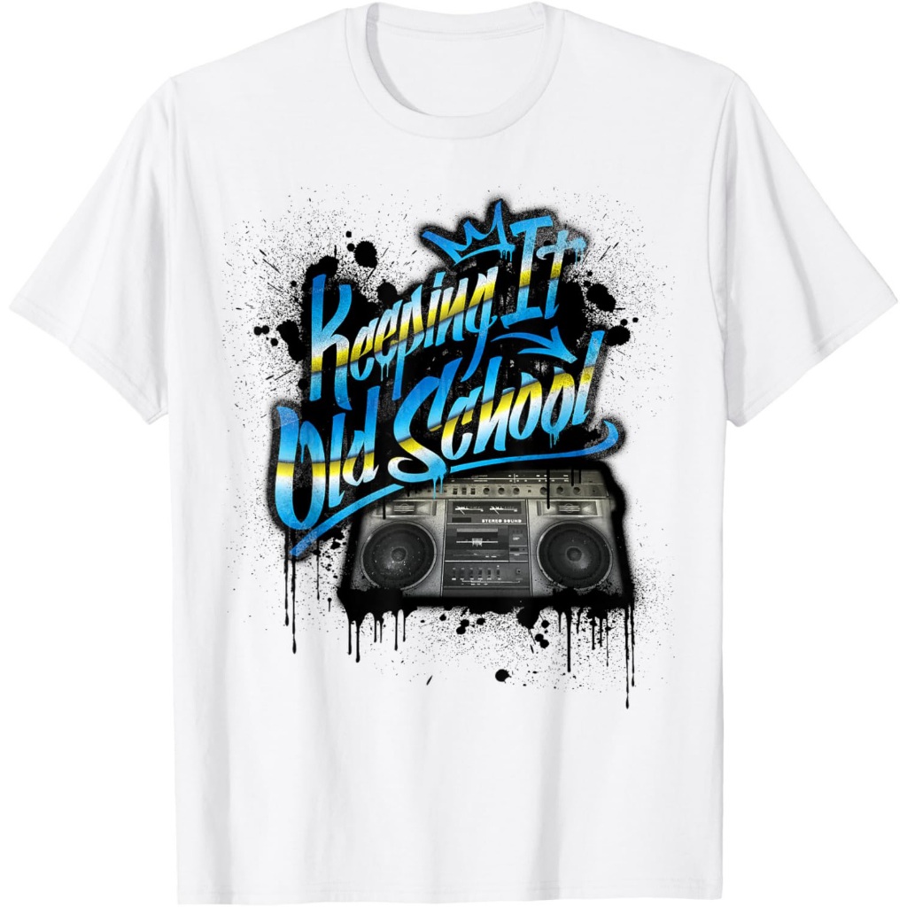 Tetaplah Bergaya Jadul - Kaos Boombox Jadul Tahun 80-an