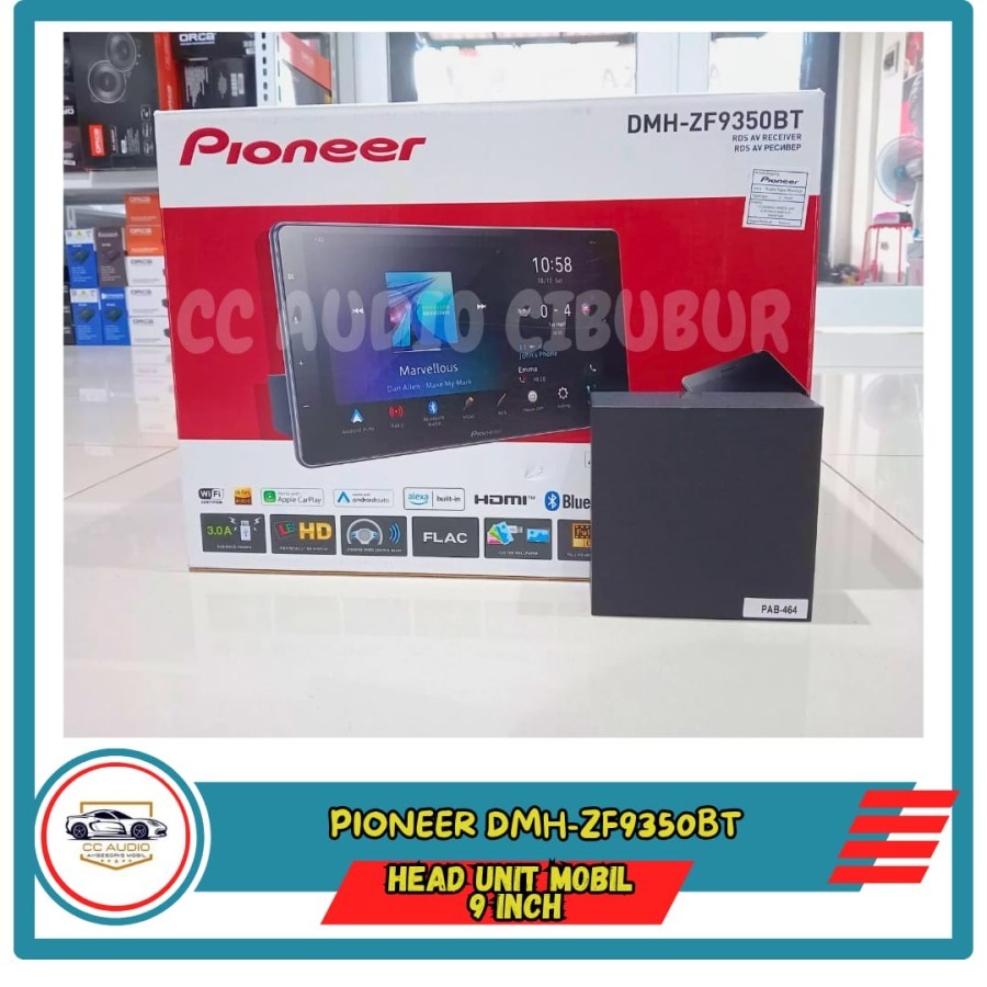 Head Unit Mobil PIONEER DMH-ZF9350BT 9 Inch Apple Carplay Android Auto