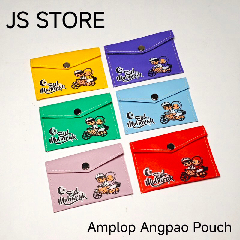 

(6 Biji ) Amplop Pouch Angpao Lebaran Idul Fitri Dengan Kancing