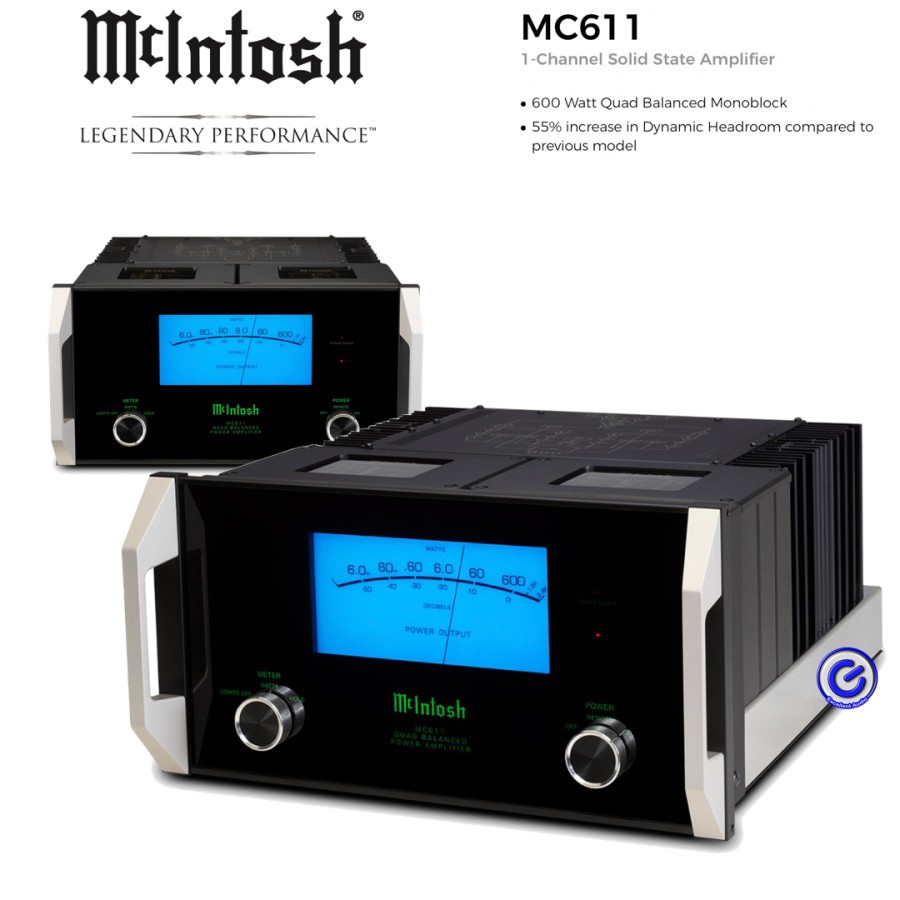 McIntosh MC611 mono power amplifier