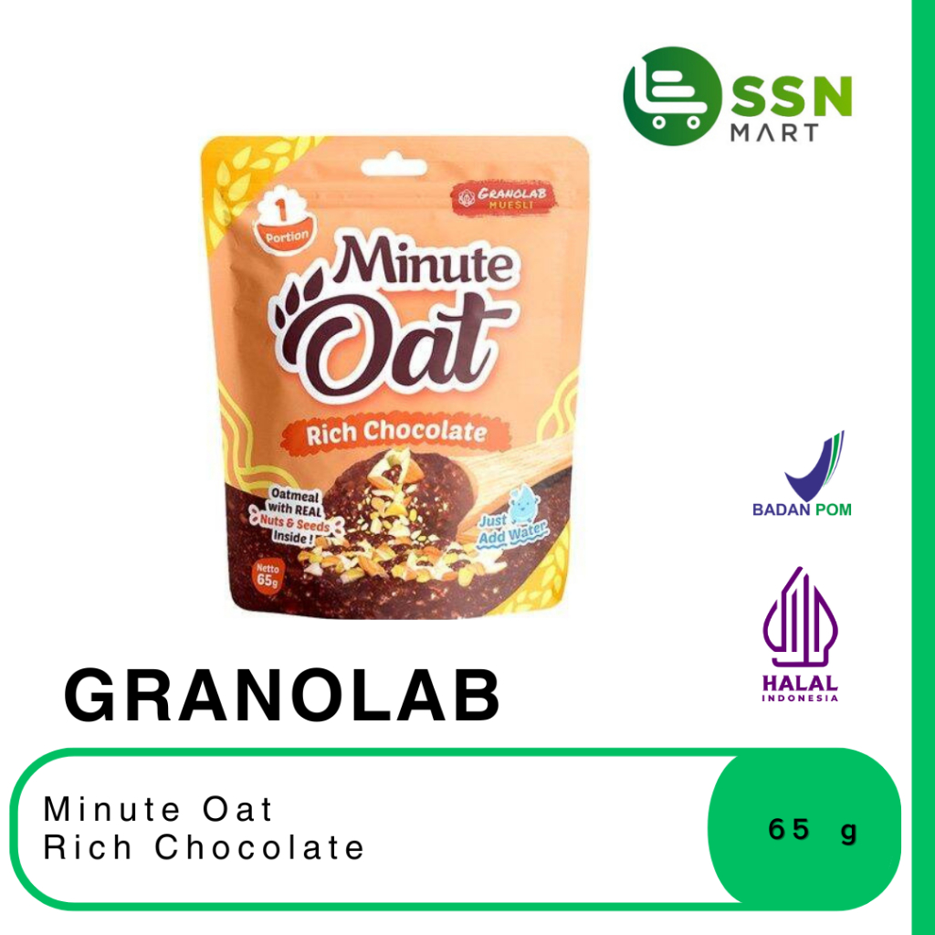 

SSNMart MinuteOat RICH CHOCOLATE 65g