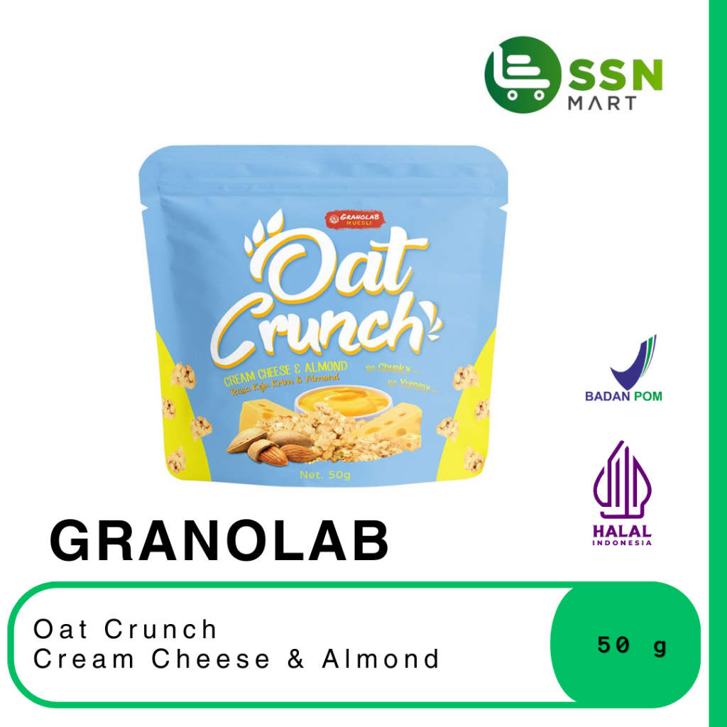 

SSNMart OatCrunch CREAM CHEESE & ALMOND 50g