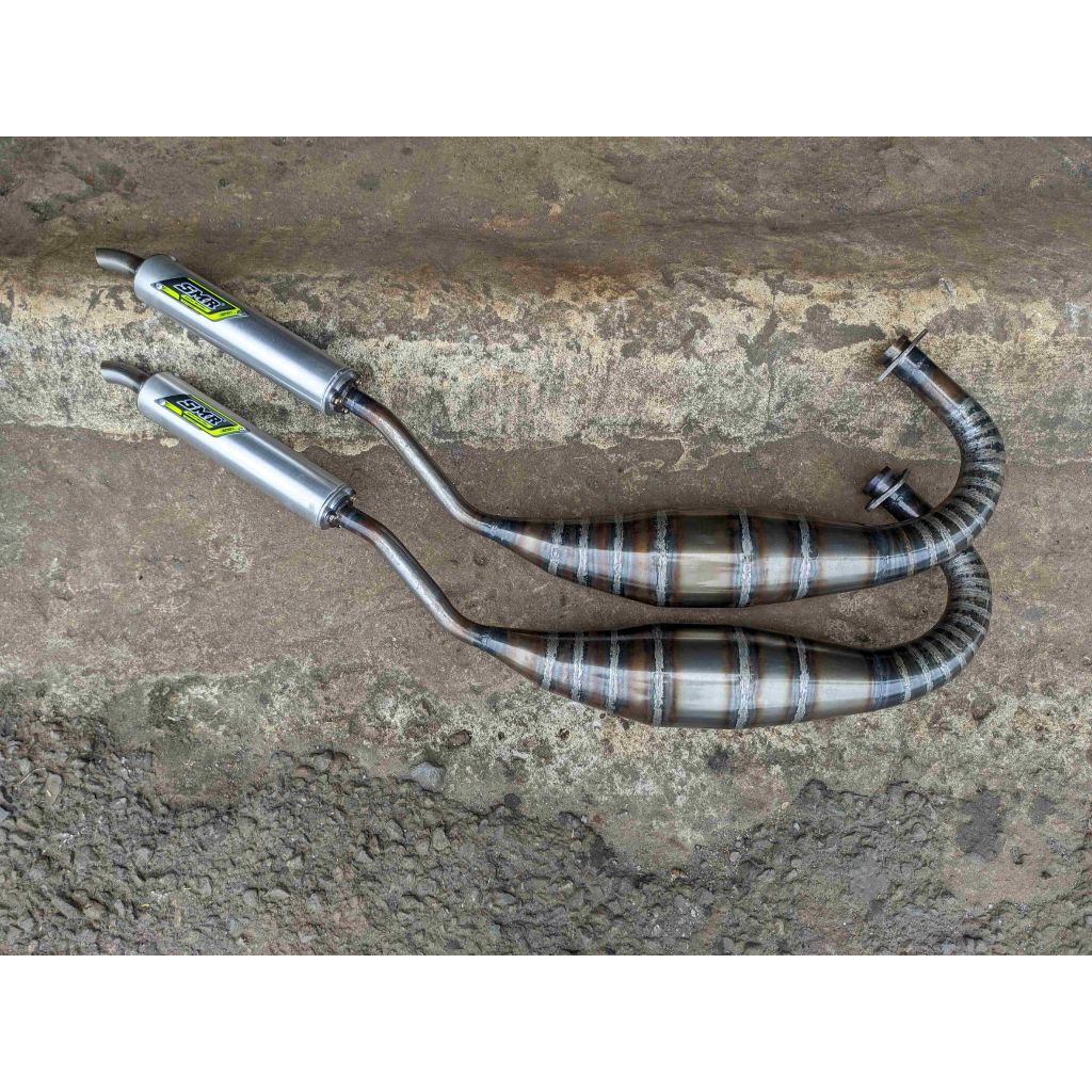 Knalpot SMR Ninja R Cobra L.C Plat Almu - Leher Cacing