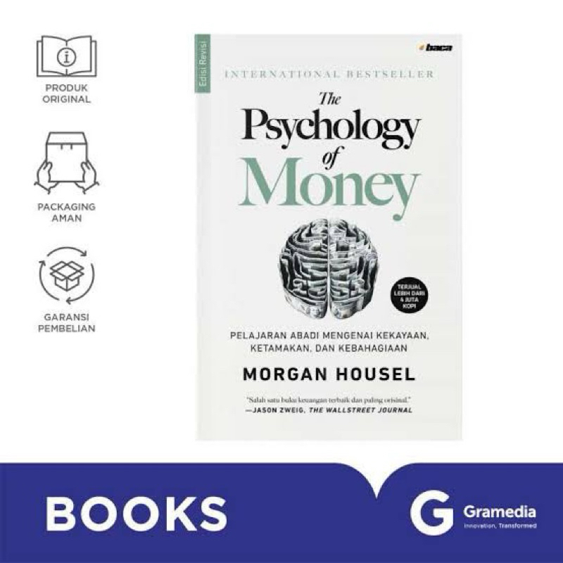 buku psychology of money original gramedia