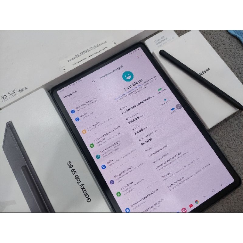 Samsung Tab S9 5G Ram 8/128gb