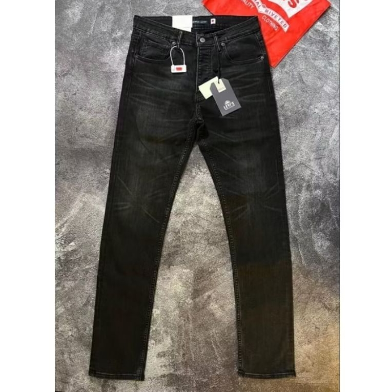 Asean Denim Celana Jeans Pria Terbaru Jeans Slim Fit Penutup Berkancing Made japan LMC