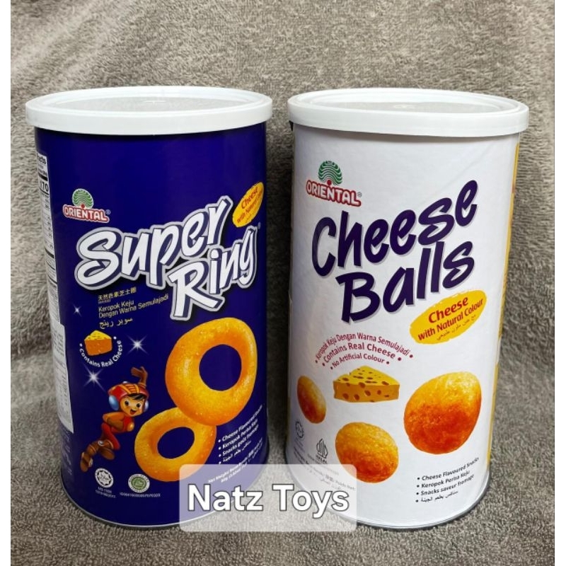 

Oriental Snack Super Ring,Cheese Ball & Green Pea 60 gr & 80 gr