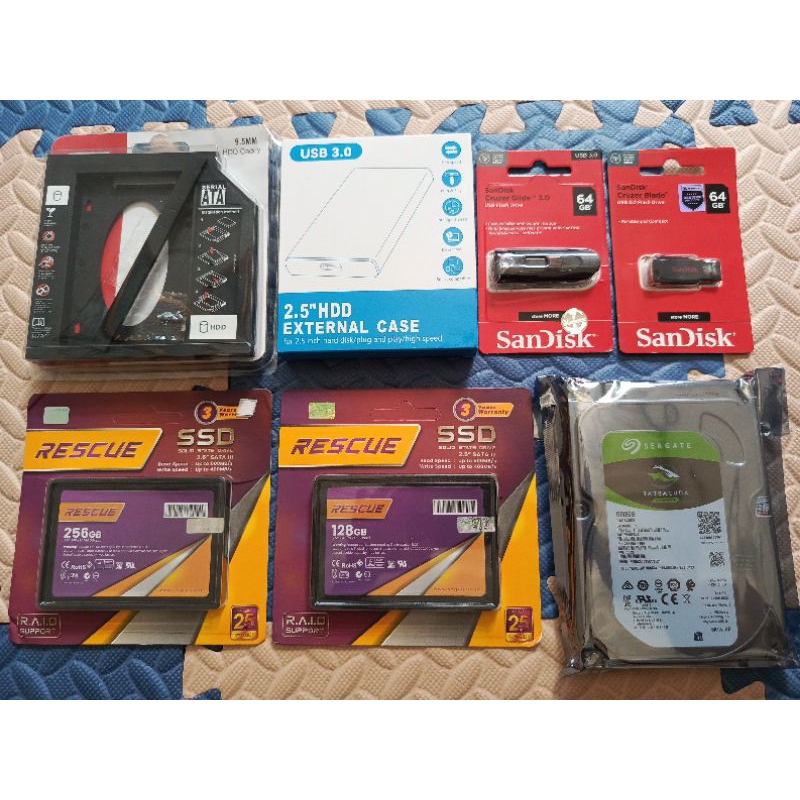 SSD V-Gen Original 128gb 256gb Casing Caddy isi OS Windows Office PC Laptop Murah