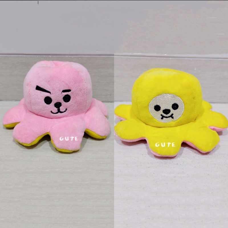 Boneka Octopus Gurita BTS reversible