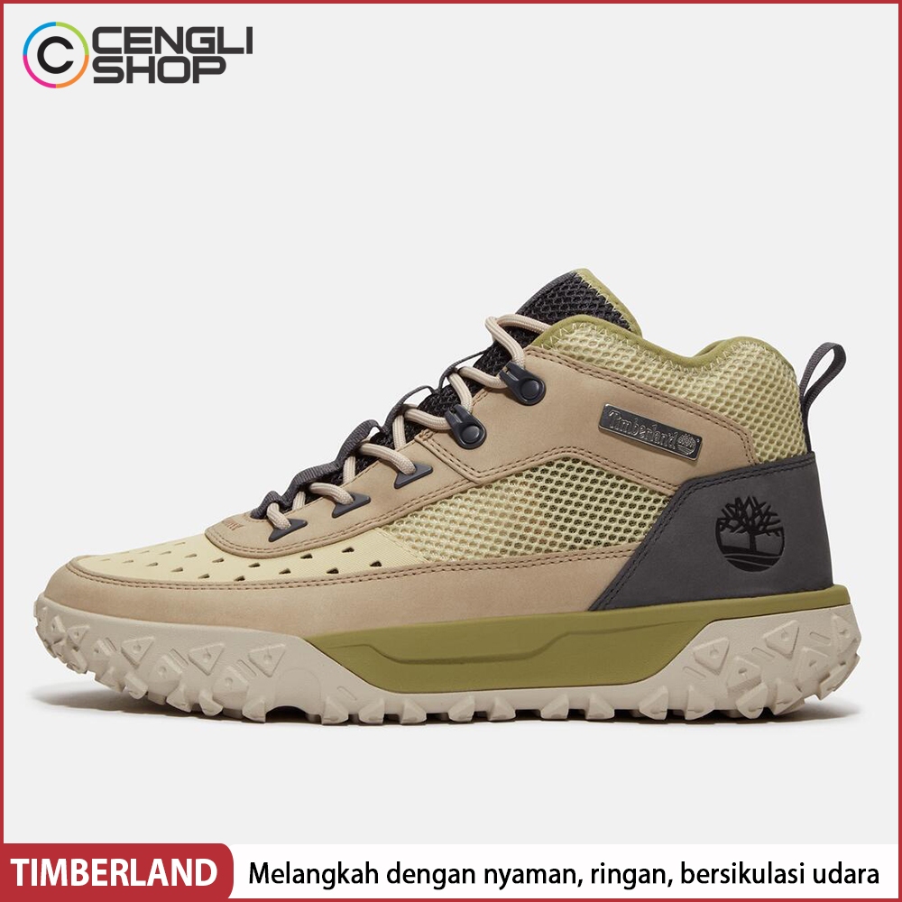 SEPATU TIMBERLAND SNEAKER BOOT PRIA ORIGINAL SNEAKERS BOOTS KULIT ASLI ORI TM12