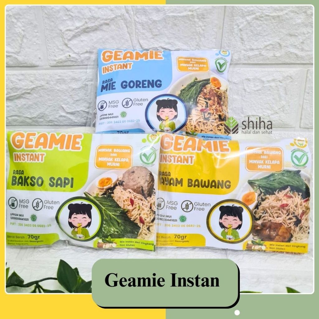 

SHIHA Geamie Mie Instant Gluten Free Non MSG
