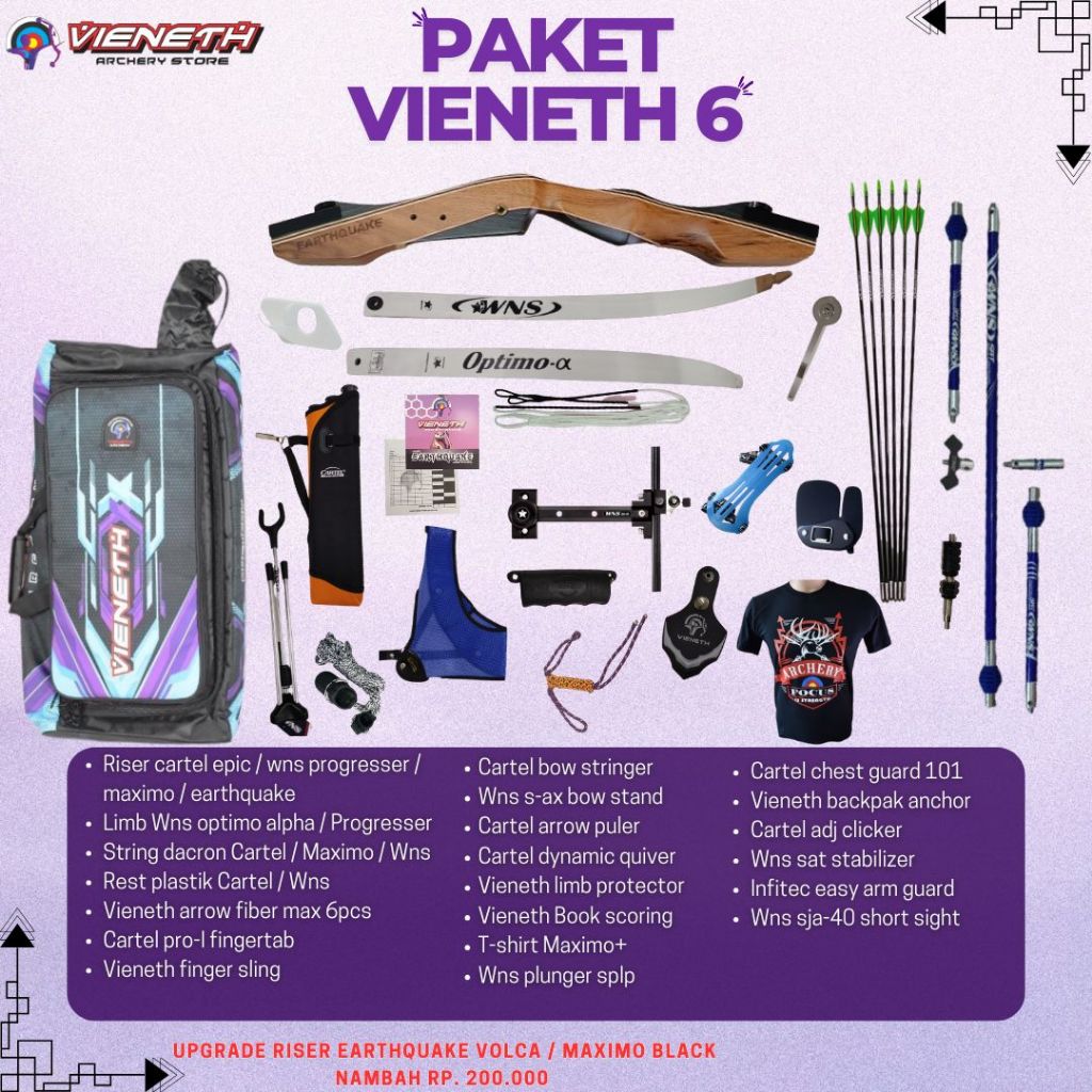 PAKET VIENETH 6 - BOW SET WNS