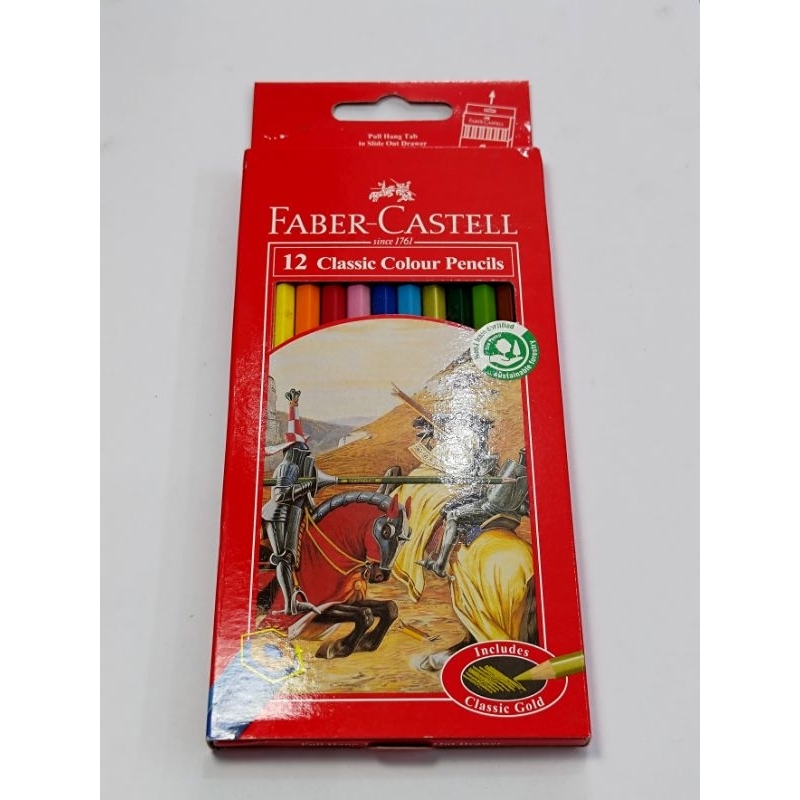 

PENSIL WARNA FABER CASTELL CLASSIC 12 WARNA