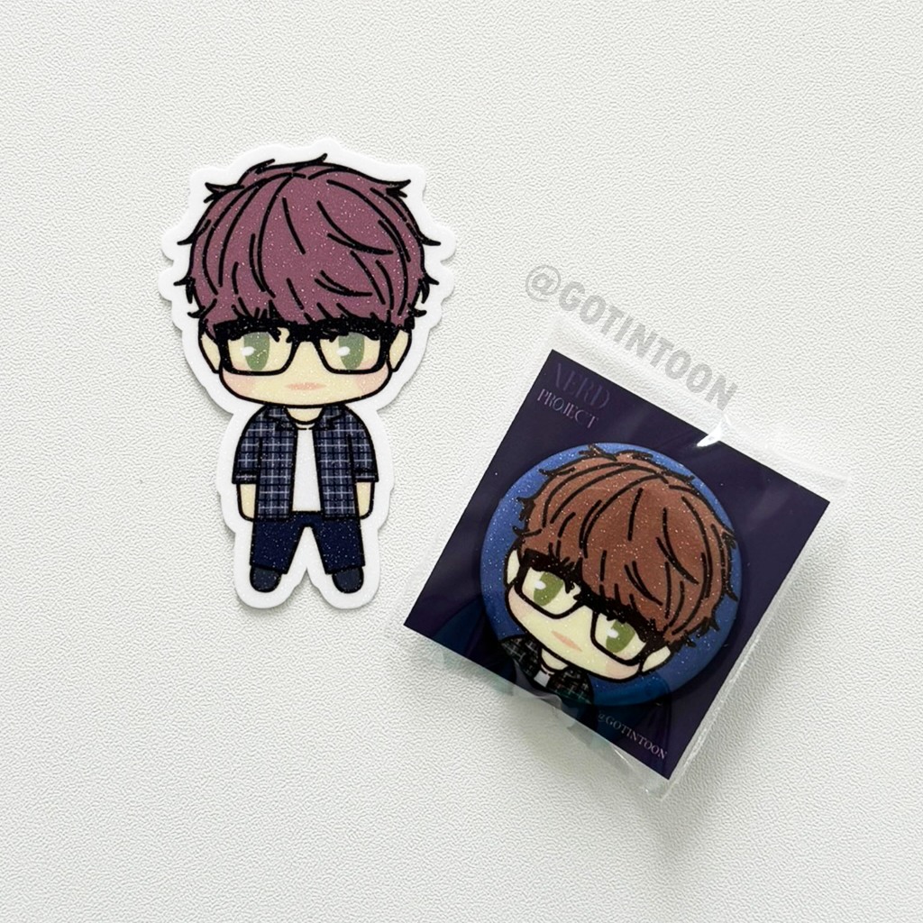 [READY] MANHWA STICKER / PIN BL (LOSE IN THE CLOUD, NERD PROJECT, JINX, CODE NAME ANASTASIA, PAINTER