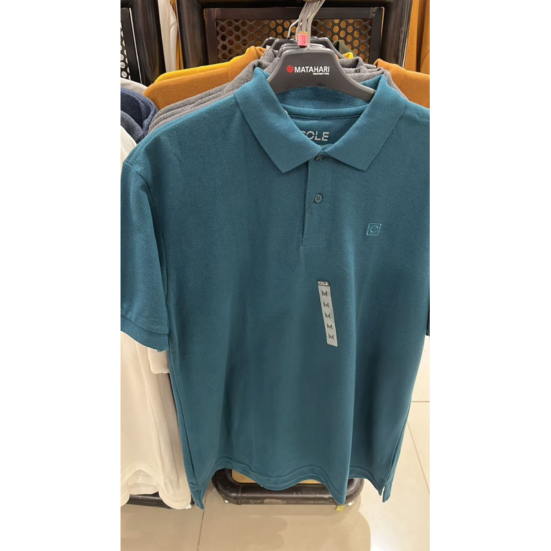 COLE Kaos Polo Pria Warna Basic Polos Tebal Simple S-XXL