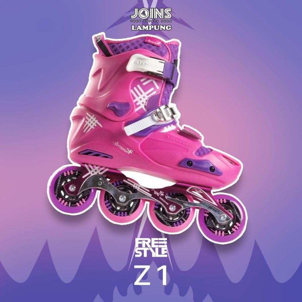 Sepatu Roda Anak inline Skate Anak Freestyle Z1 Pink
