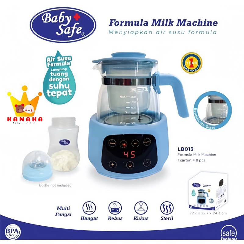[TERMURAH]-[100%Original]-[Garansi resmi] BabySafe LB013 – Mesin Susu Formula Bayi Otomatis, Higieni
