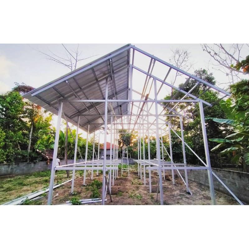 kandang ayam baja ringan galvalum polos