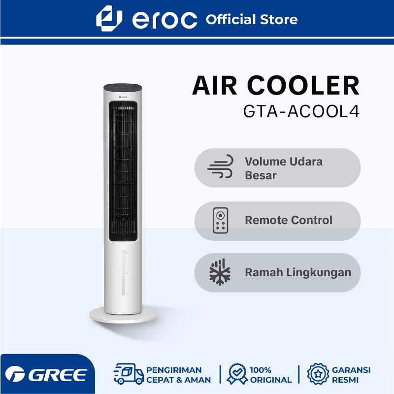 Gree GTA-ACOOL4 Tower Fan Air Cooler - Penggemar Udara Pendingin