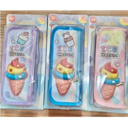 

Kotak Pensil Timbul Motif Ice Cream / Tempat pensil kain Cewek