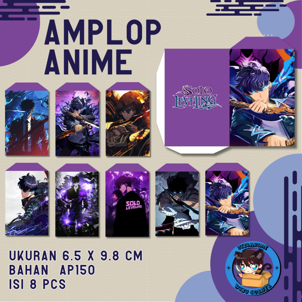 

AMPLOP LEBARAN ANIME SOLO LEVELING