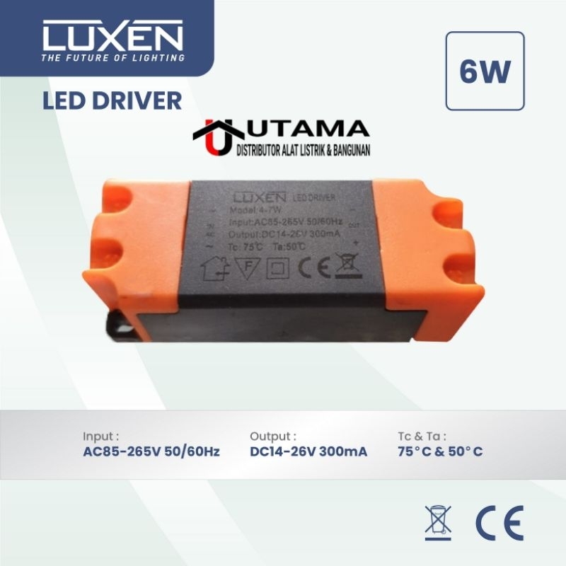 LUXEN LED driver 6 watt