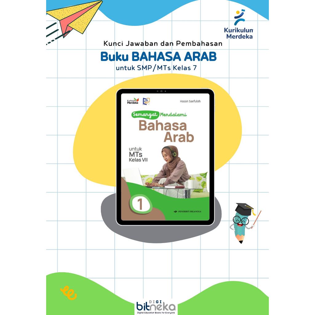 Kunci Jawaban Buku Bahasa Arab SMP/MTS Kelas 7 Kurikulum Merdeka - ERLANGGA