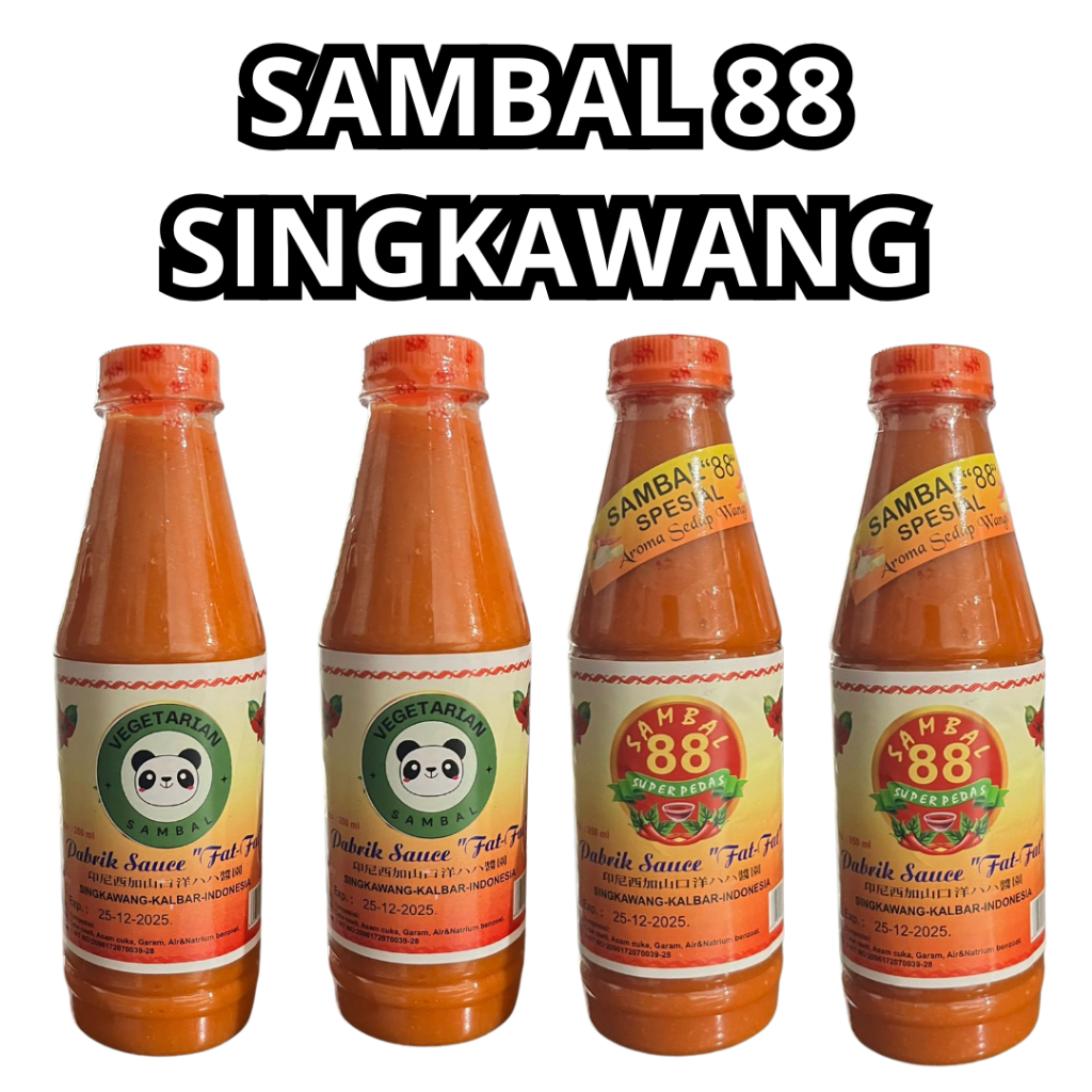 

Sambal 88 (khas singkawang) - 350ml