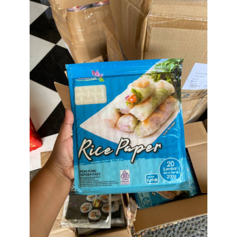

RICE PAPER KOTAK 200gr ISI 20