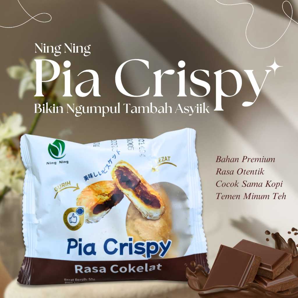 

Pia Crispy - Pia Crispy Ning Ning - Paket isi 20pcs (free packing dus)