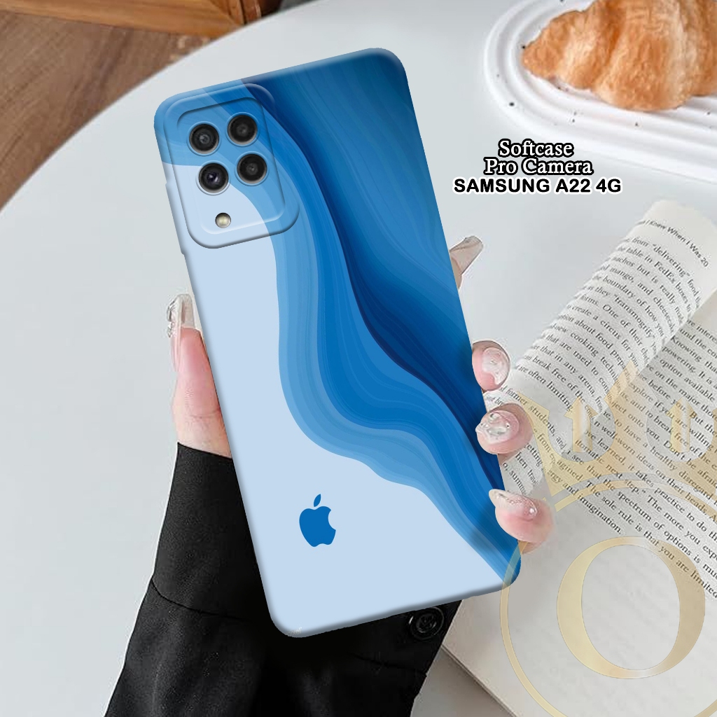Softcase Samsung Galaxy A22 4G - ORORA - Casing Samsung Galaxy A22 4G - Motif case Abstrak - softcas