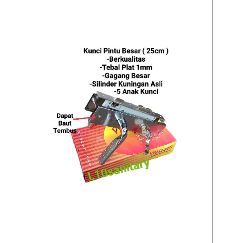 VIRENZZO KECIL / Handle Kunci Pintu Bagus Tebal KECIL VIRENZZO
